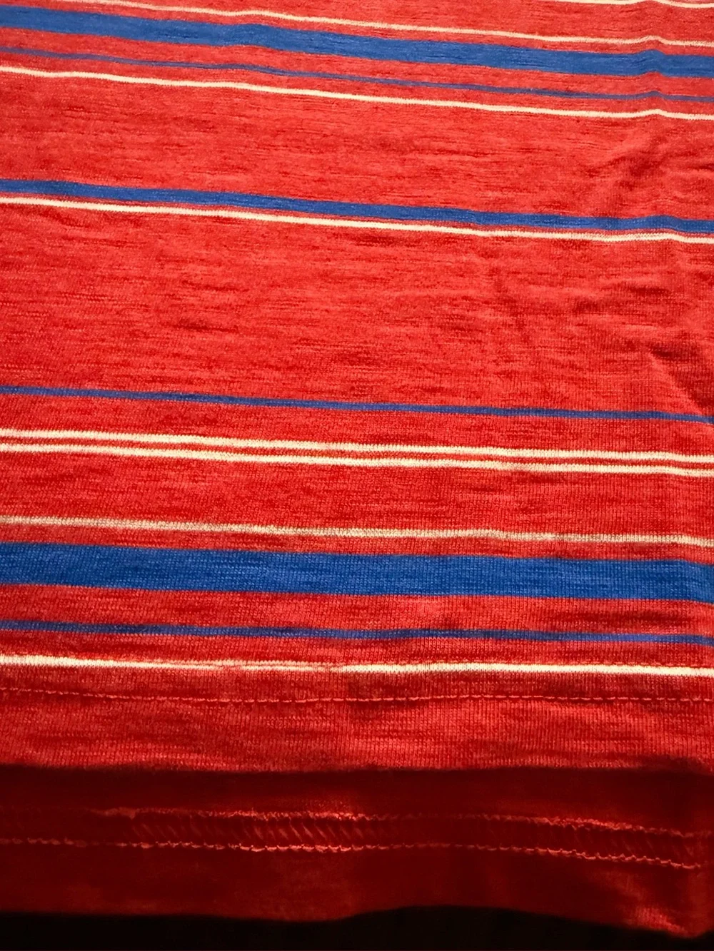 NWT Cat & Jack Red Striped Polo Shirt