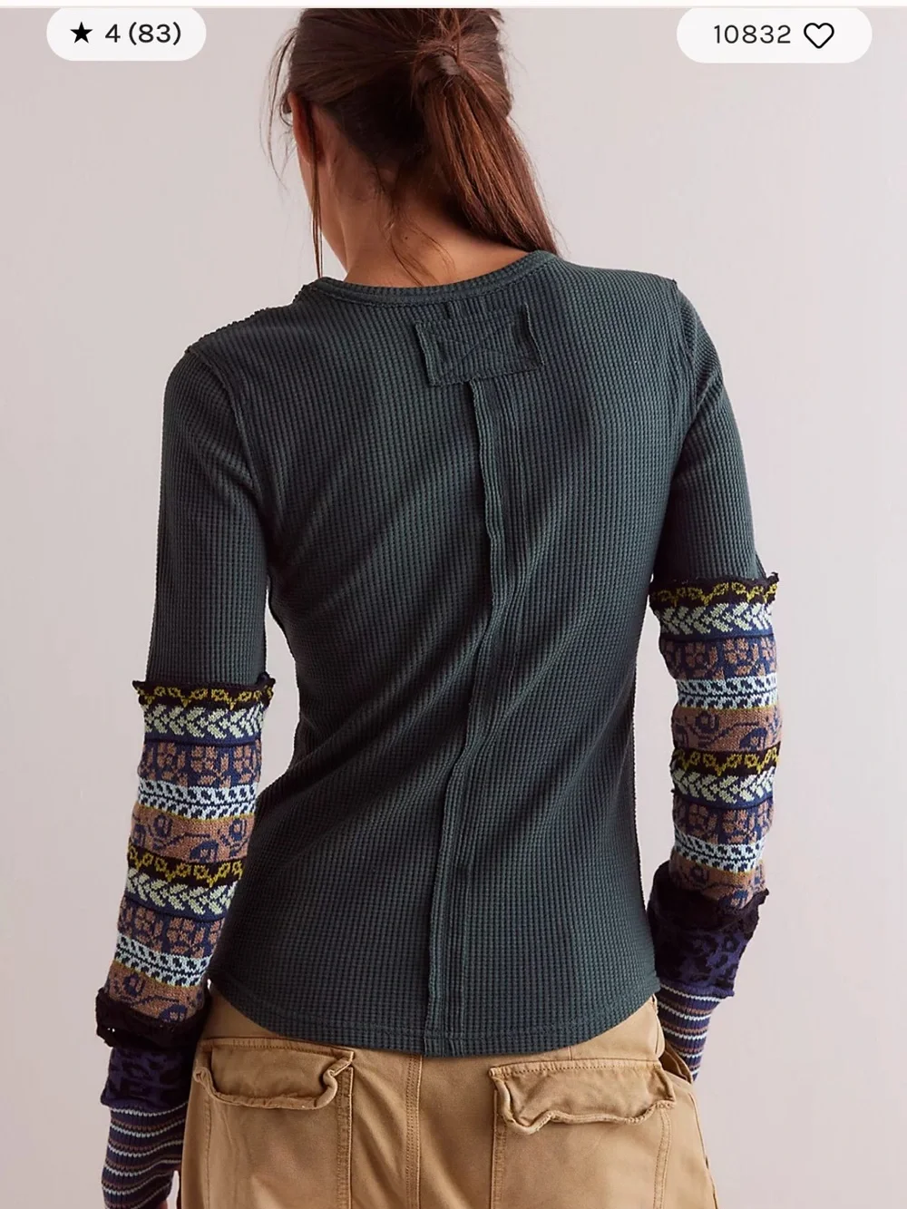 Free People thumbholes xl