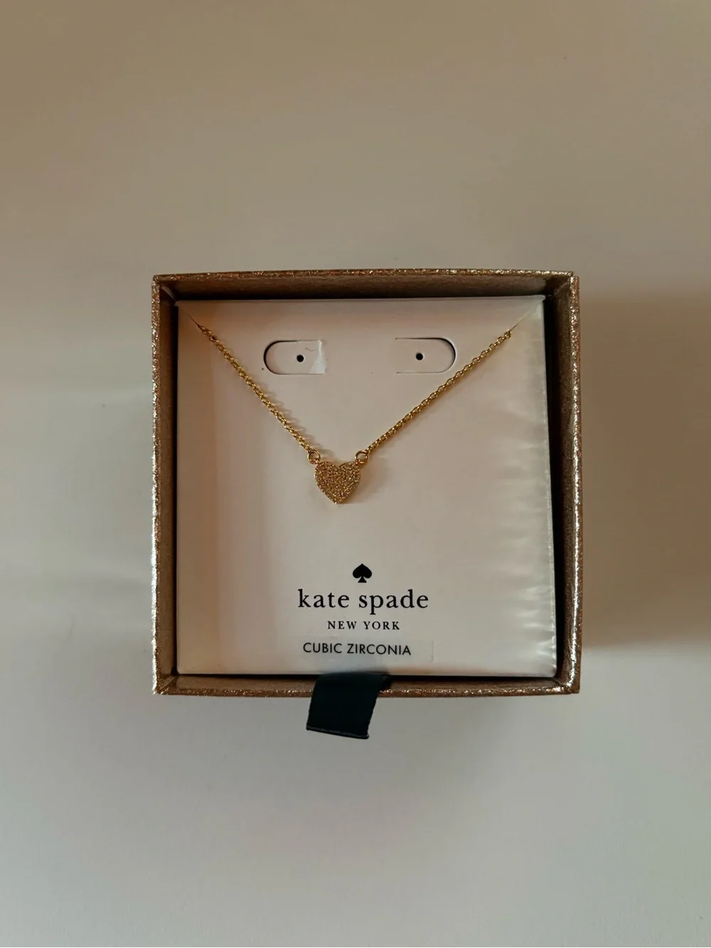 Kate Spade Gold Heart Necklace
