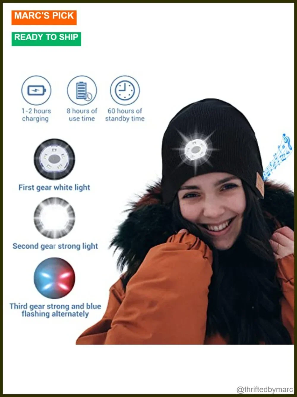 N/A bluetooth beanie