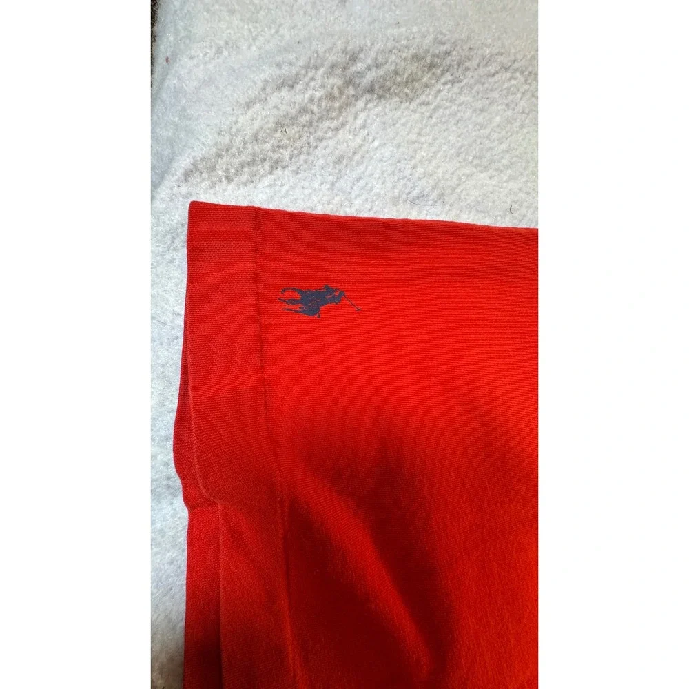 Polo Ralph Lauren Mens Red Graphic Script Logo T-Shirt Size 1XB Big & Tall