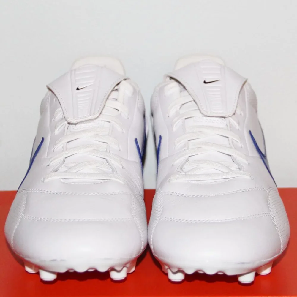 Nike Premier III FG Soccer Cleats Mens 7 7.5 8 White Royal Blue Red