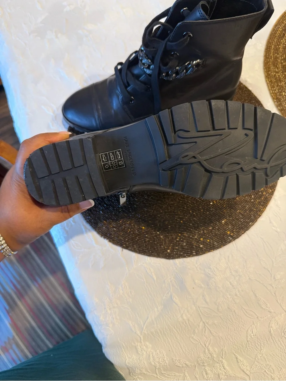 Karl Lagerfeld edgy black