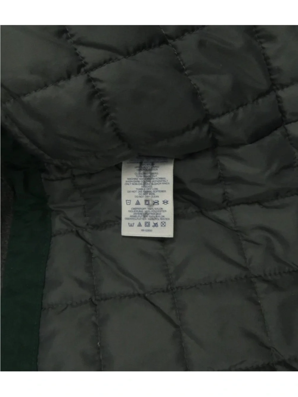 Lands End Squall Waterproof Insulated Hooded Full Zip Parka Coat Jacket M