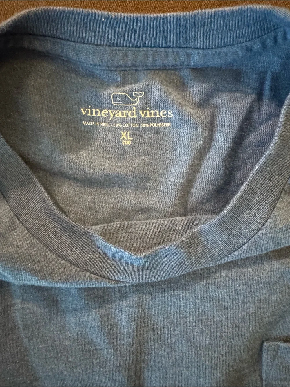 Vineyard Vines Blue Long-Sleeve Pocket Tee - Kids