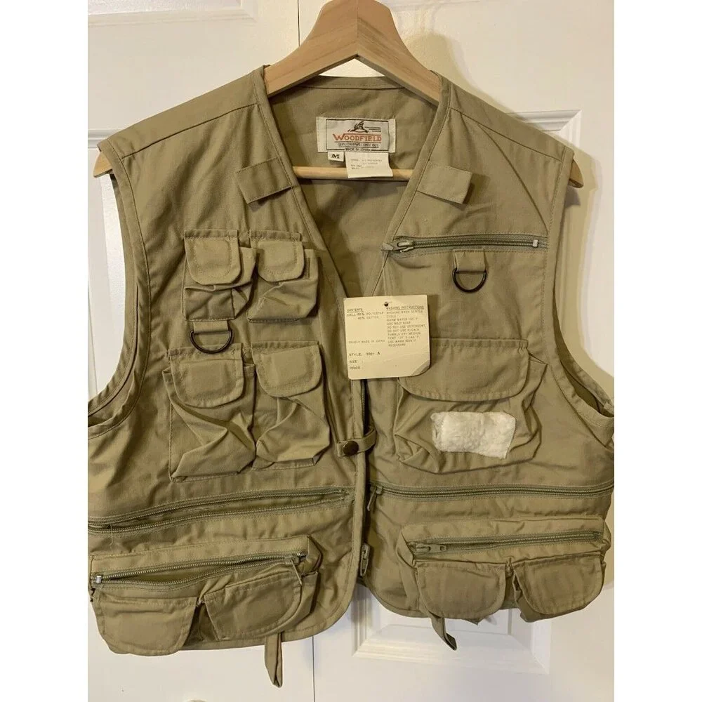 Woodfield tan fishing tags