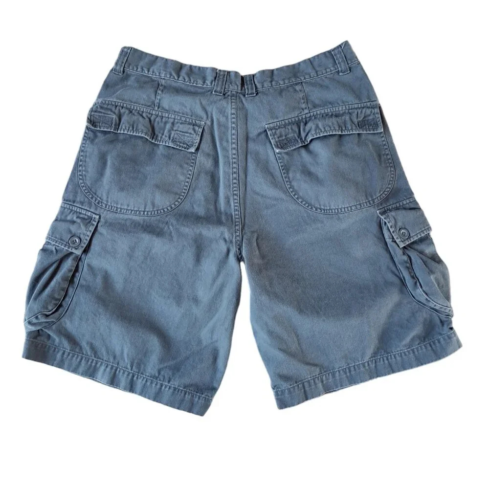 Sonoma Men's Medium Blue Cargo Shorts Size 34 x 10