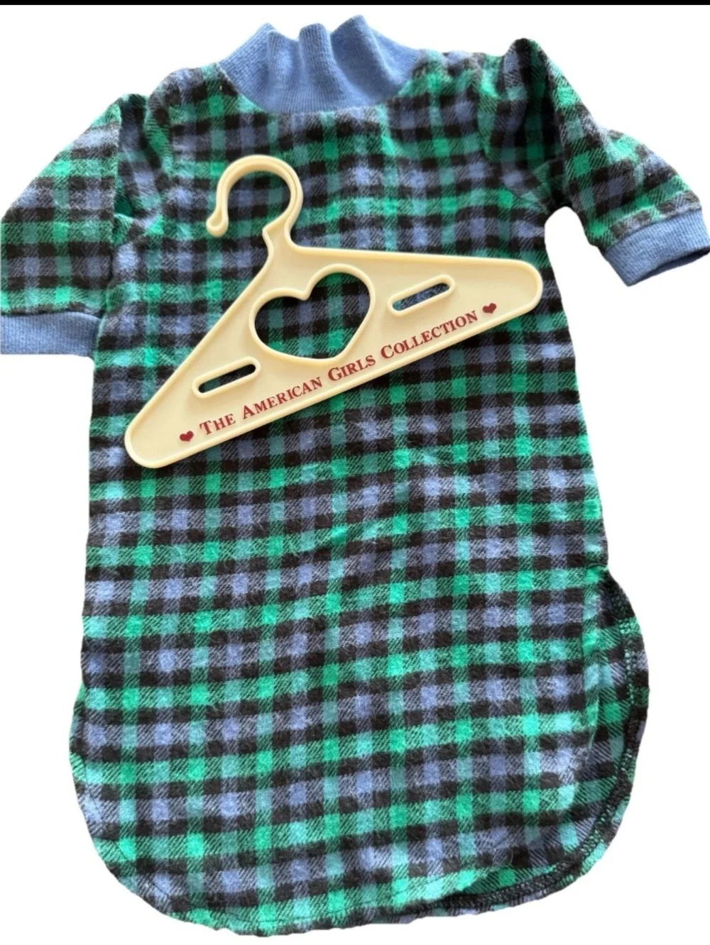 American Girl 1996 Vintage Pleasant Company Plaidie Nightshirt Retired