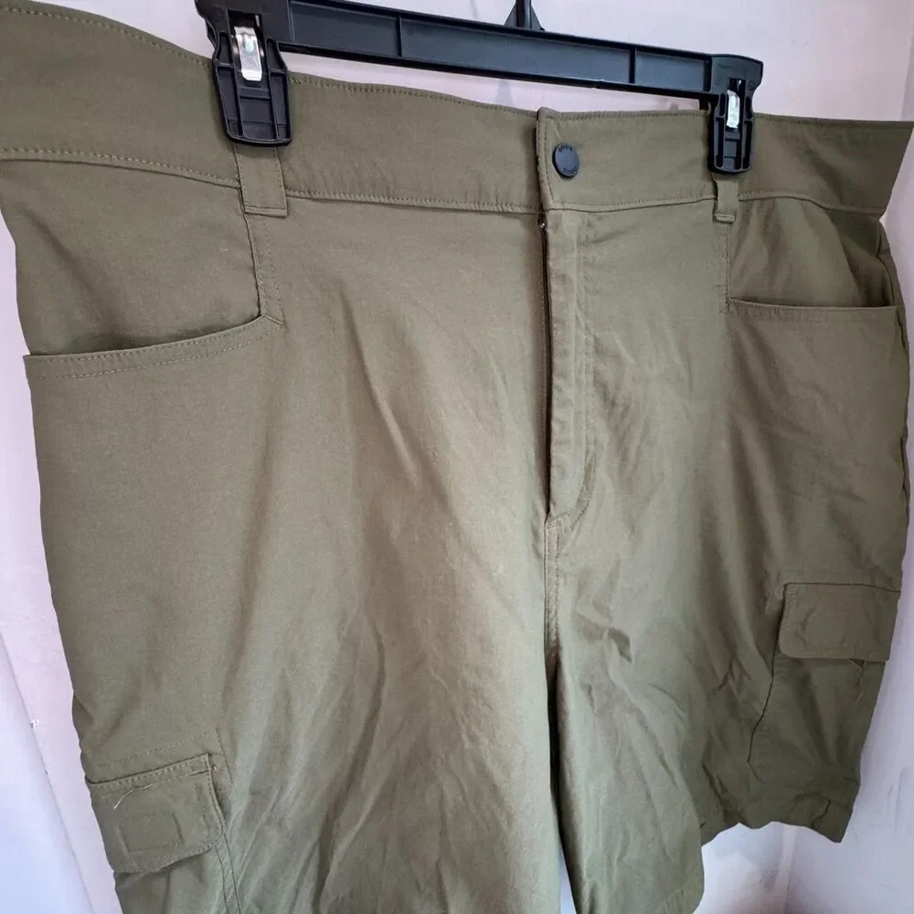 Orvis Shorts Men's 40 Green Khaki Cargo Fishing Outdoor Comfort Waist