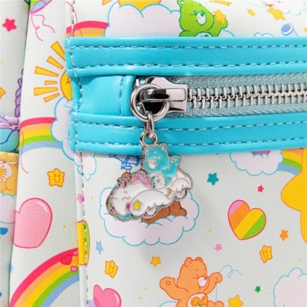 Loungefly 80's Care Bears Mini Vegan Leather Backpack Bag Kidcore Cosplay NWT