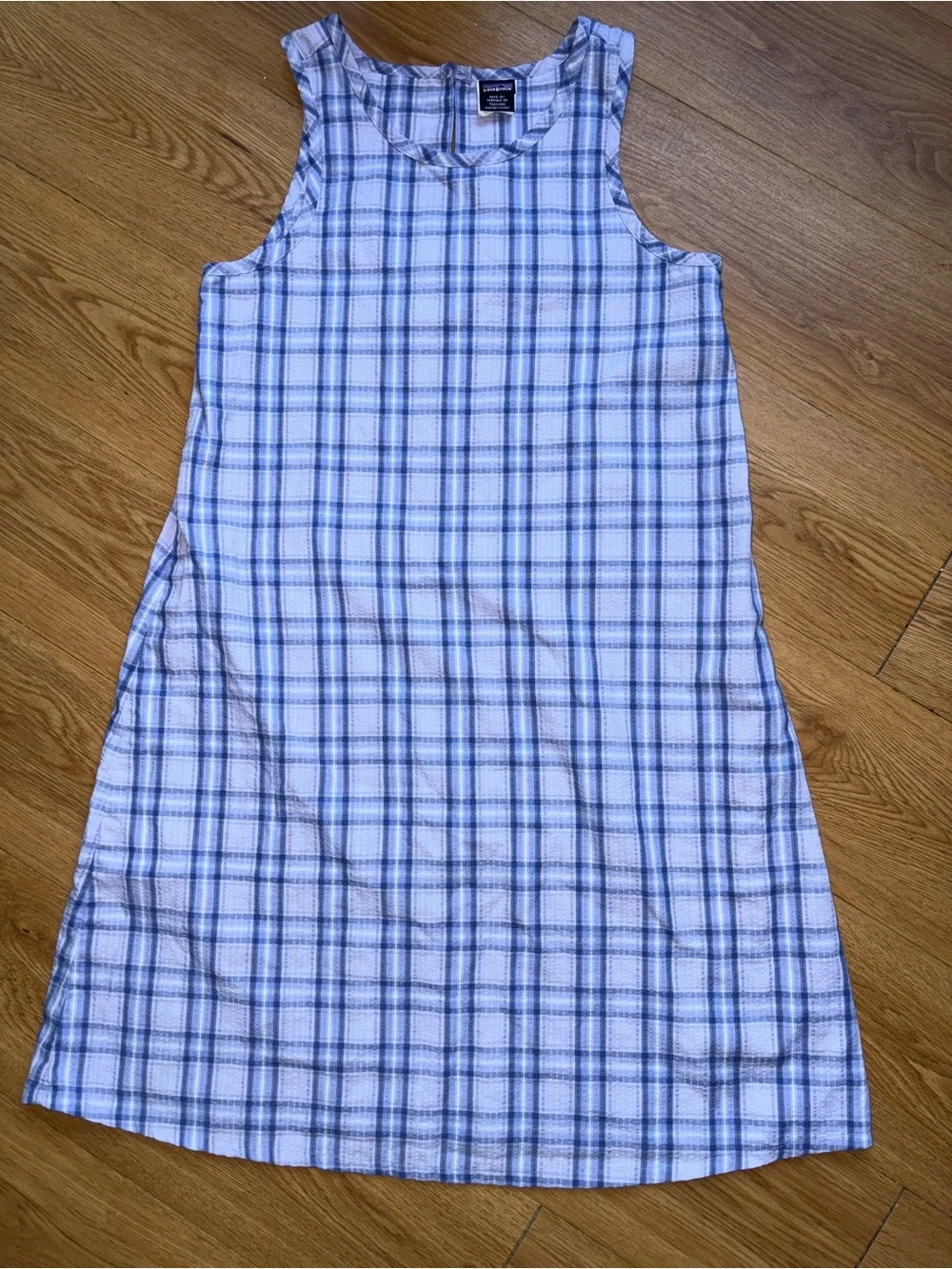 Girls Size 14/XL Patagonia Plaid Dress Summer Picnic Beach Vacation School