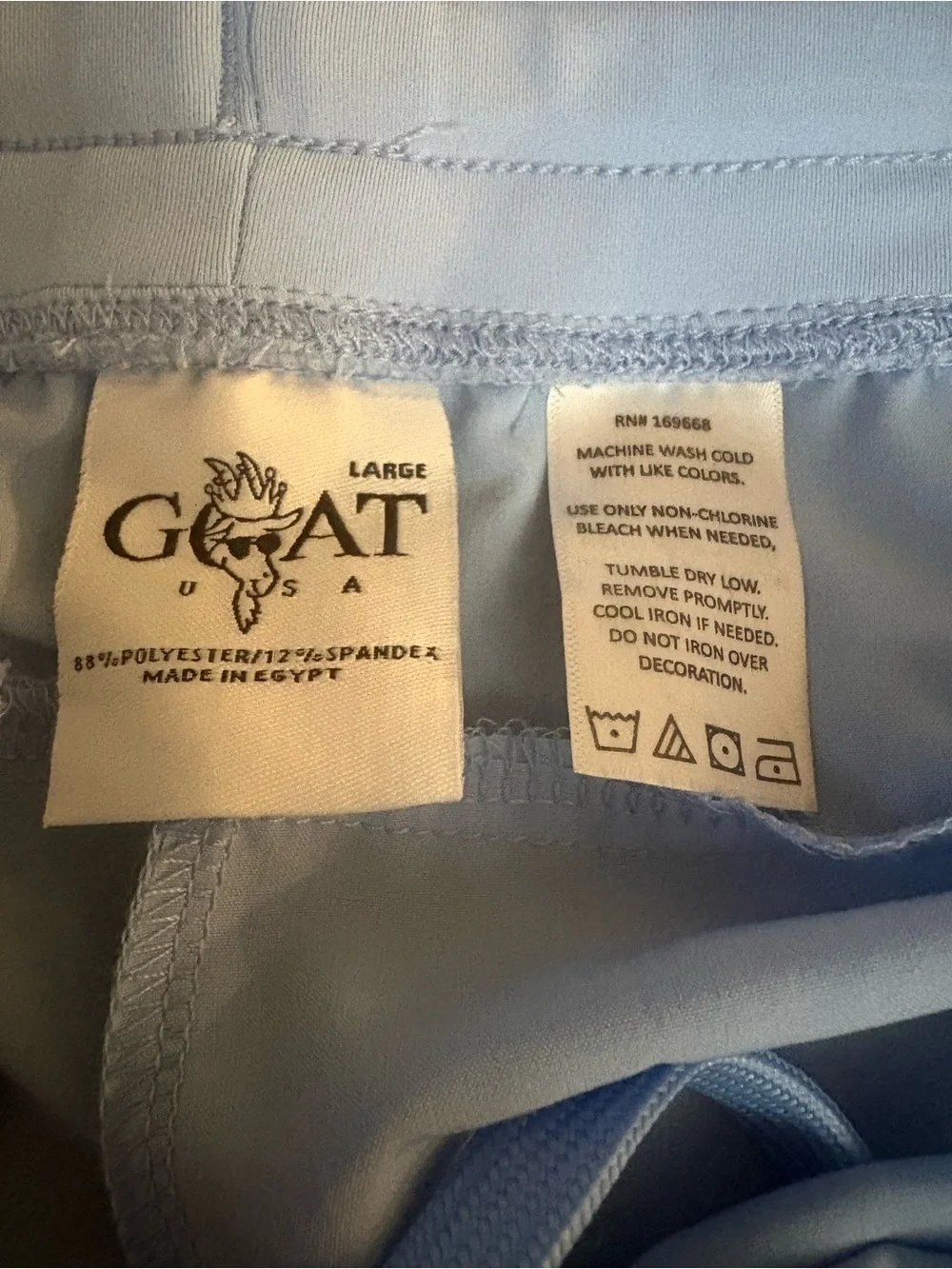 🐐 GOAT Carolina Blue Athletic Shorts NWT!!!
