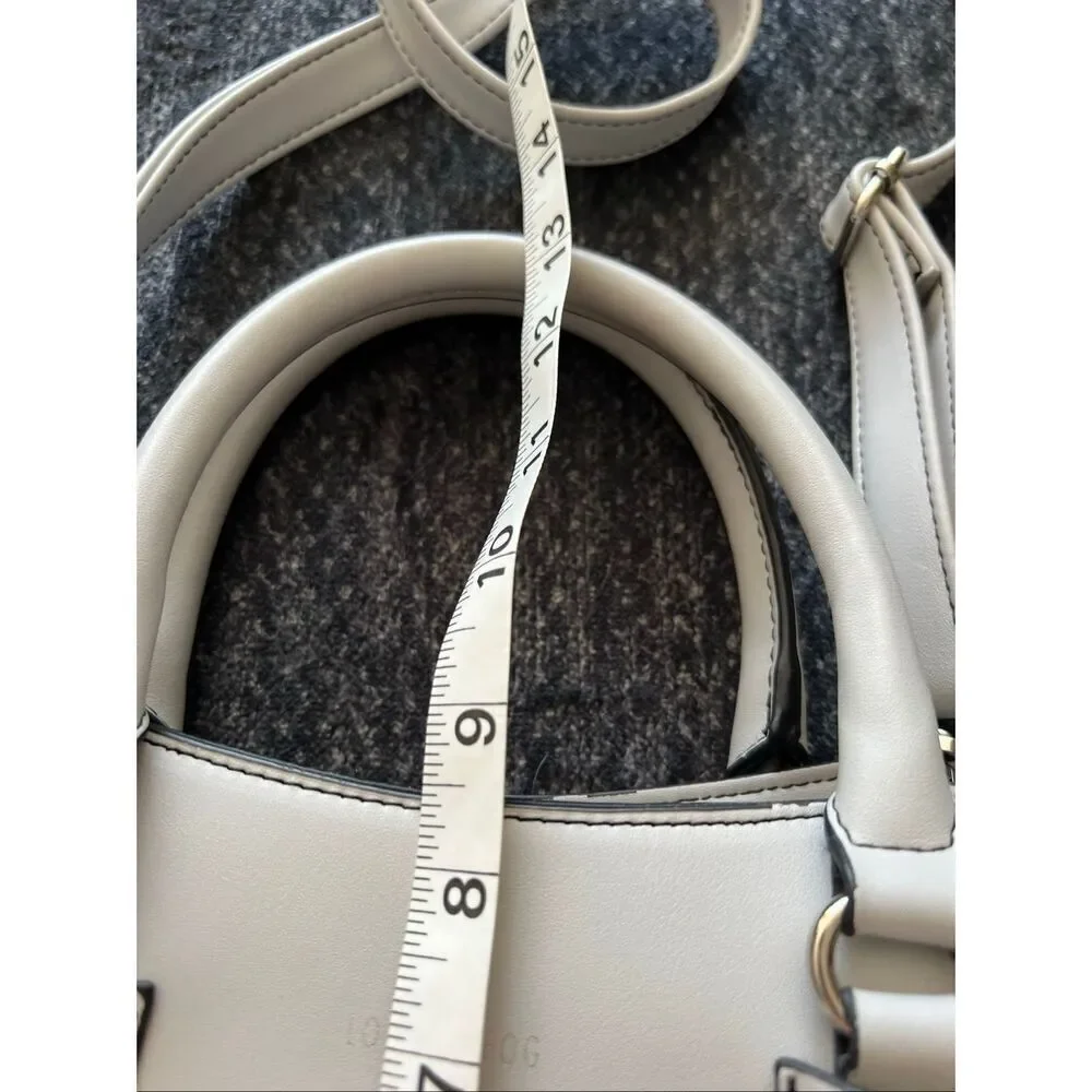 London Fog Leather Handbag with Tassel