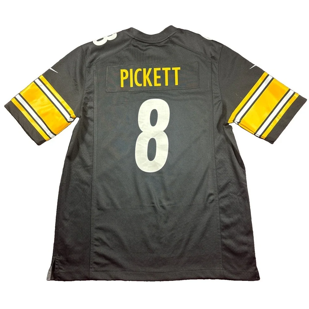 NFL Pittsburgh Steelers Kenny Pickett #8 Nike On Field Jersey Adult Size L