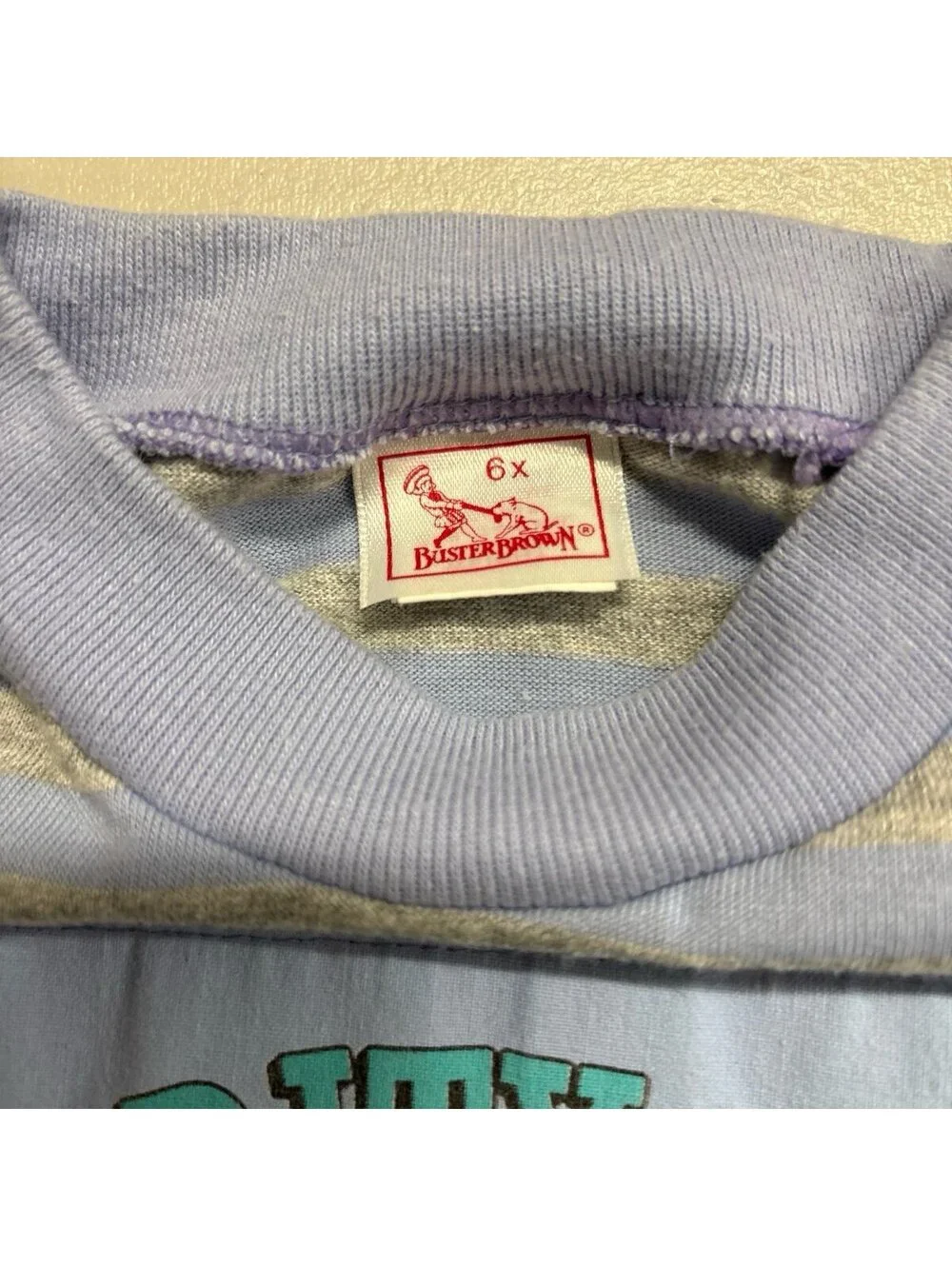 VINTAGE BUSTER BROWN SORORITY SISTER PHI BETA FLEURA LONG SLEEVE SIZE 6X PATCH