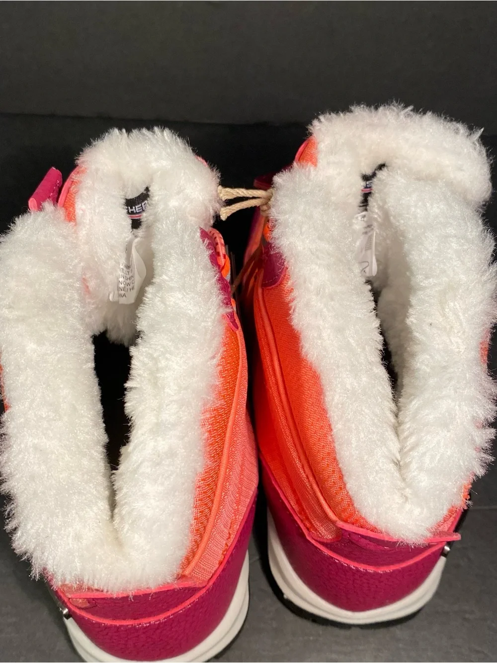 NWT Mountain Warehouse Comet Kids Size 12 Waterproof Snow Boots Coral/Magenta