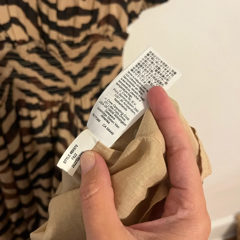 J. Crew crew smocked