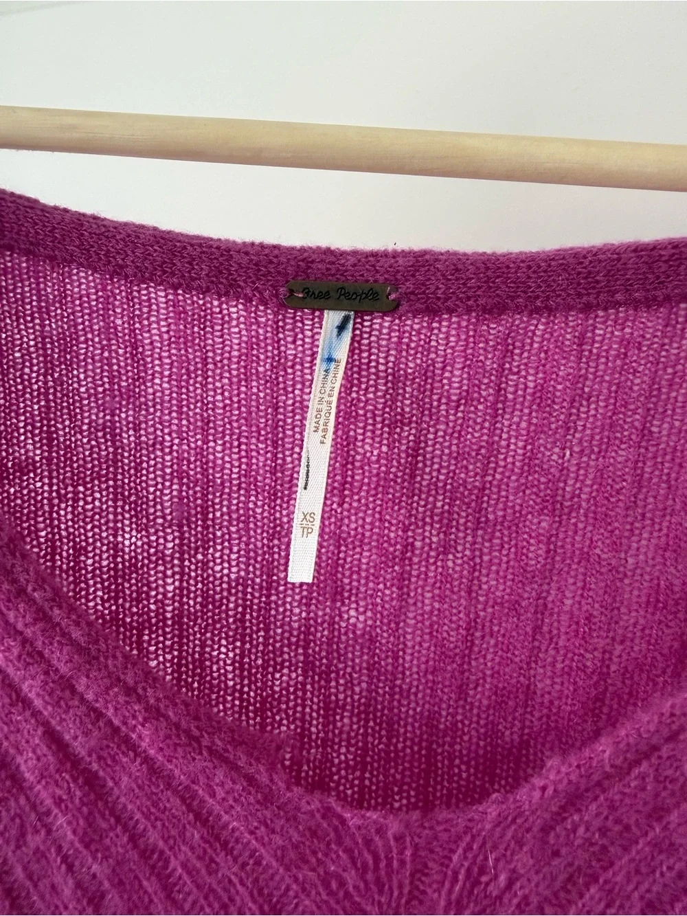 Free People lightweight fabric knit
