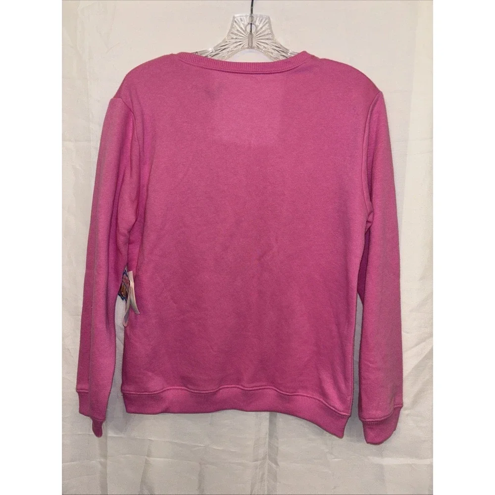 Nickelodeon Girls Jojo Siwa Pink Unicorn Rainbow Sweatshirt Size XL 14-16 NWT