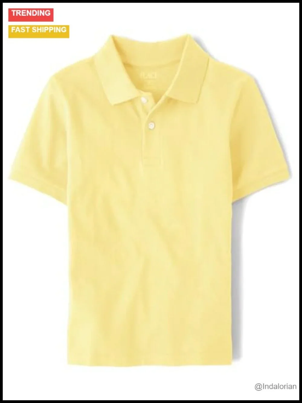 Boys Uniform Short Sleeve Pique Polo Shirt Cotton