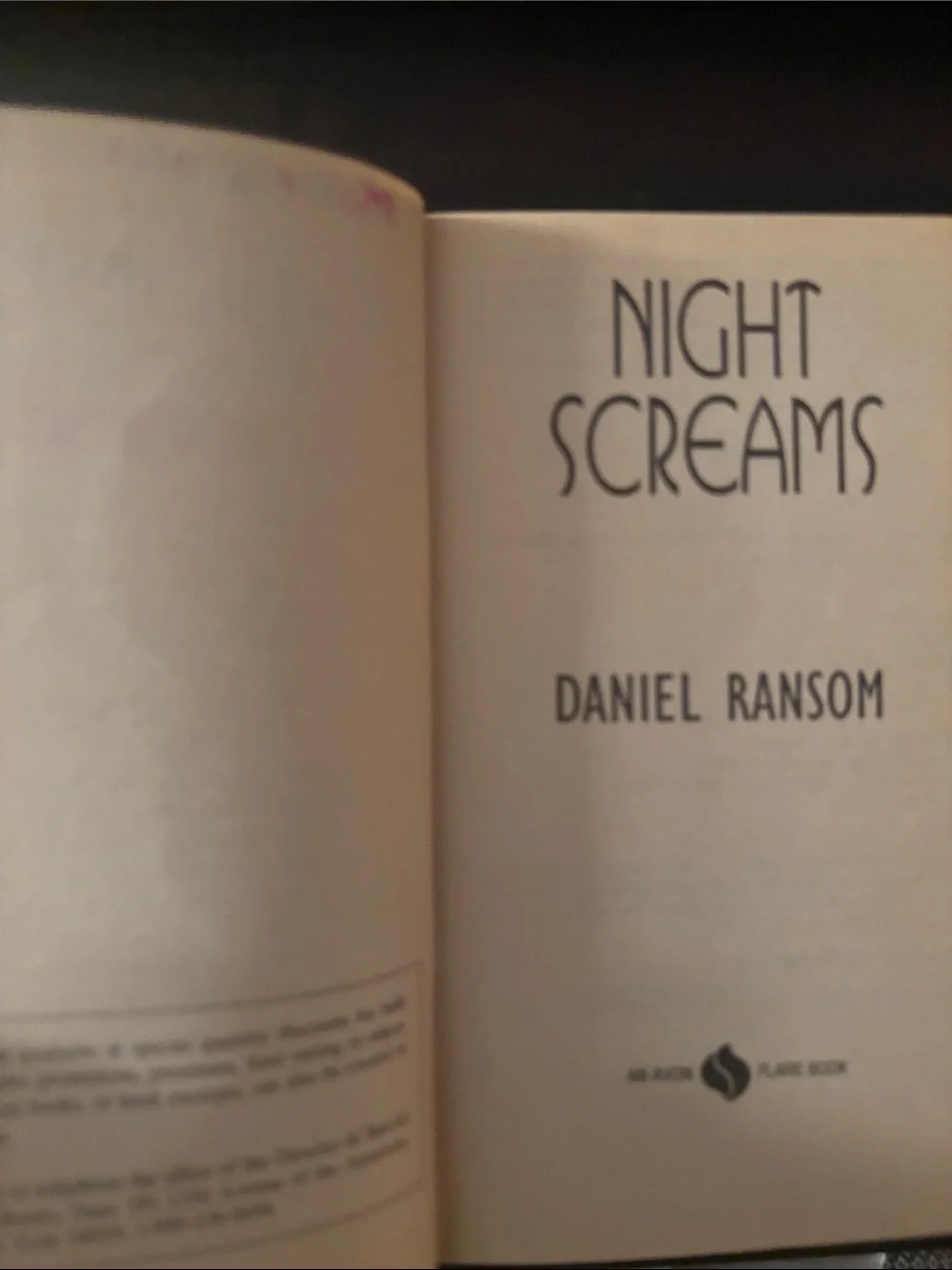N/A vintage horror