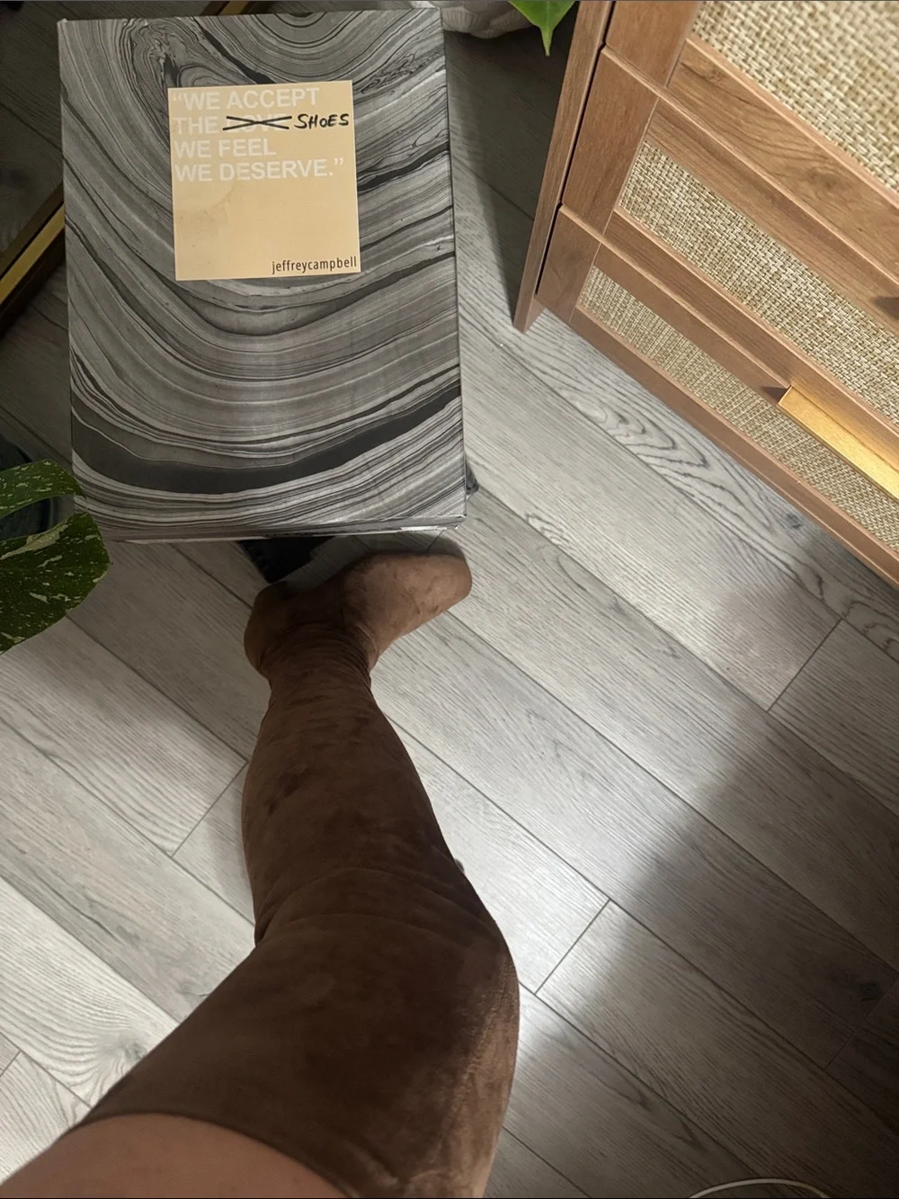 Jeffrey Campbell tall over