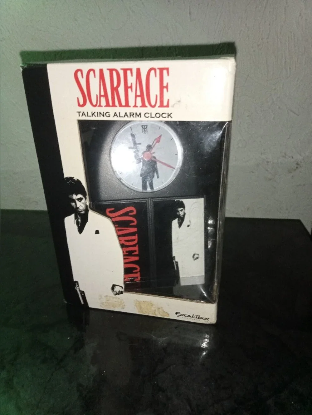 NIB Scarface Talking Alarm Clock Batteries Included