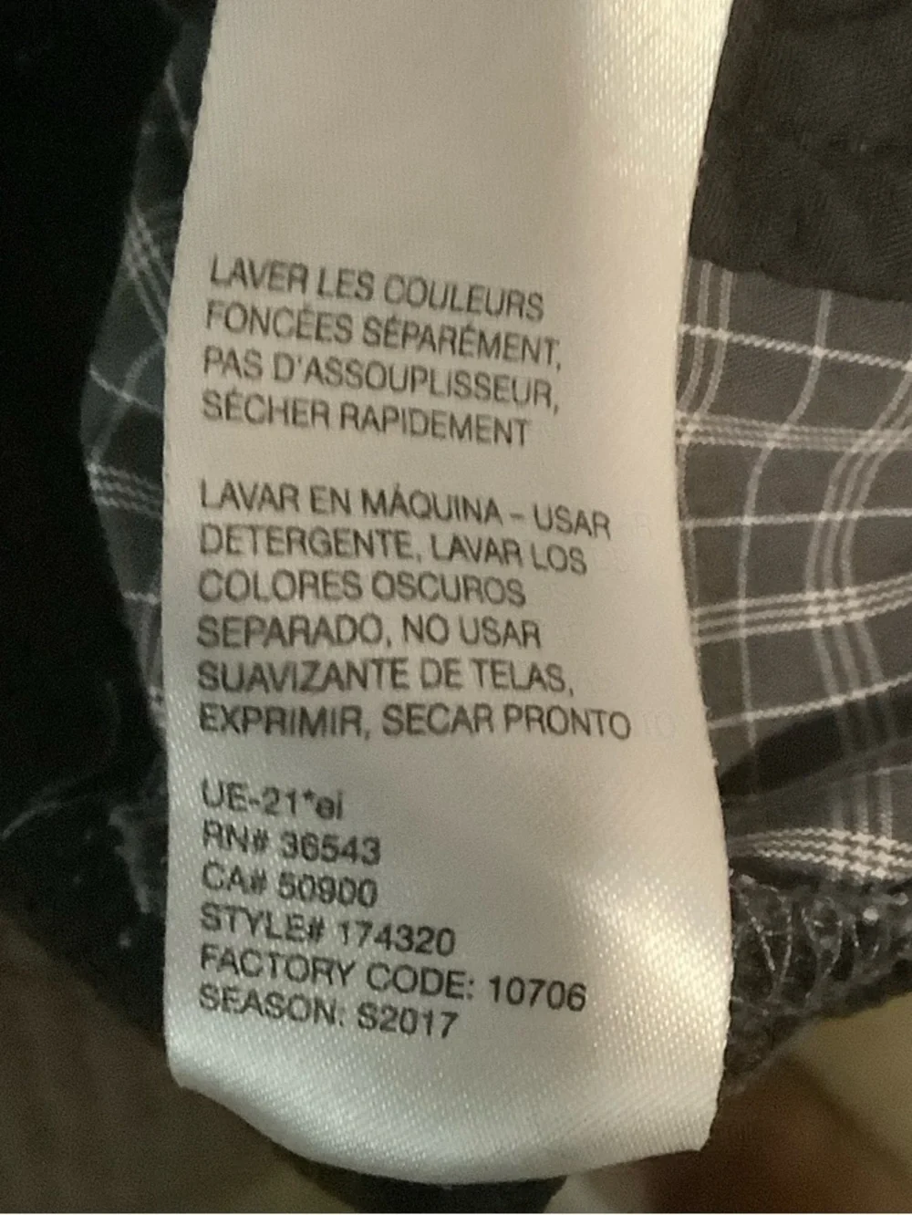 Izod lightweight plaid