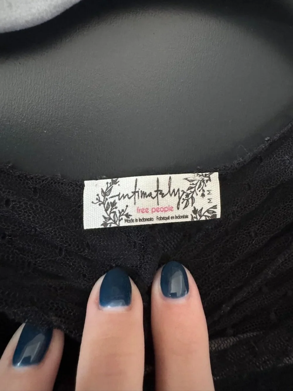 Free People black see