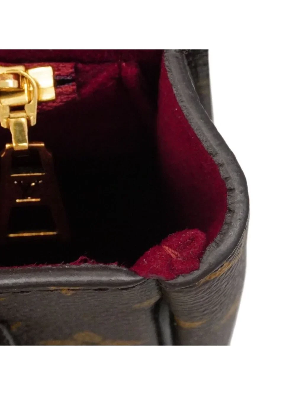 Louis Vuitton Shoulder Bag Monogram Passy Brown Black Cles
