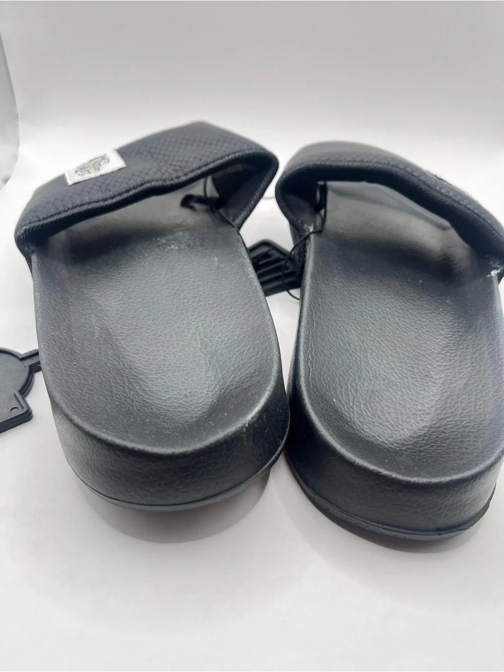 AND 1 Shatter Slide Men's 7 Black Sandals with Logo Patch