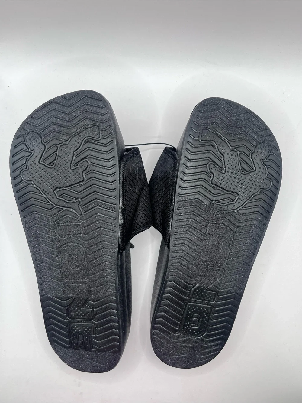 AND 1 Shatter Slide Men's 7 Black Sandals with Logo Patch
