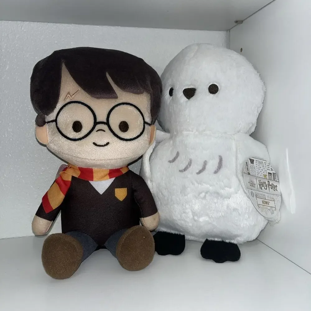 Harry Potter & Hedwig White Owl Wizarding World Collectible Plushies
