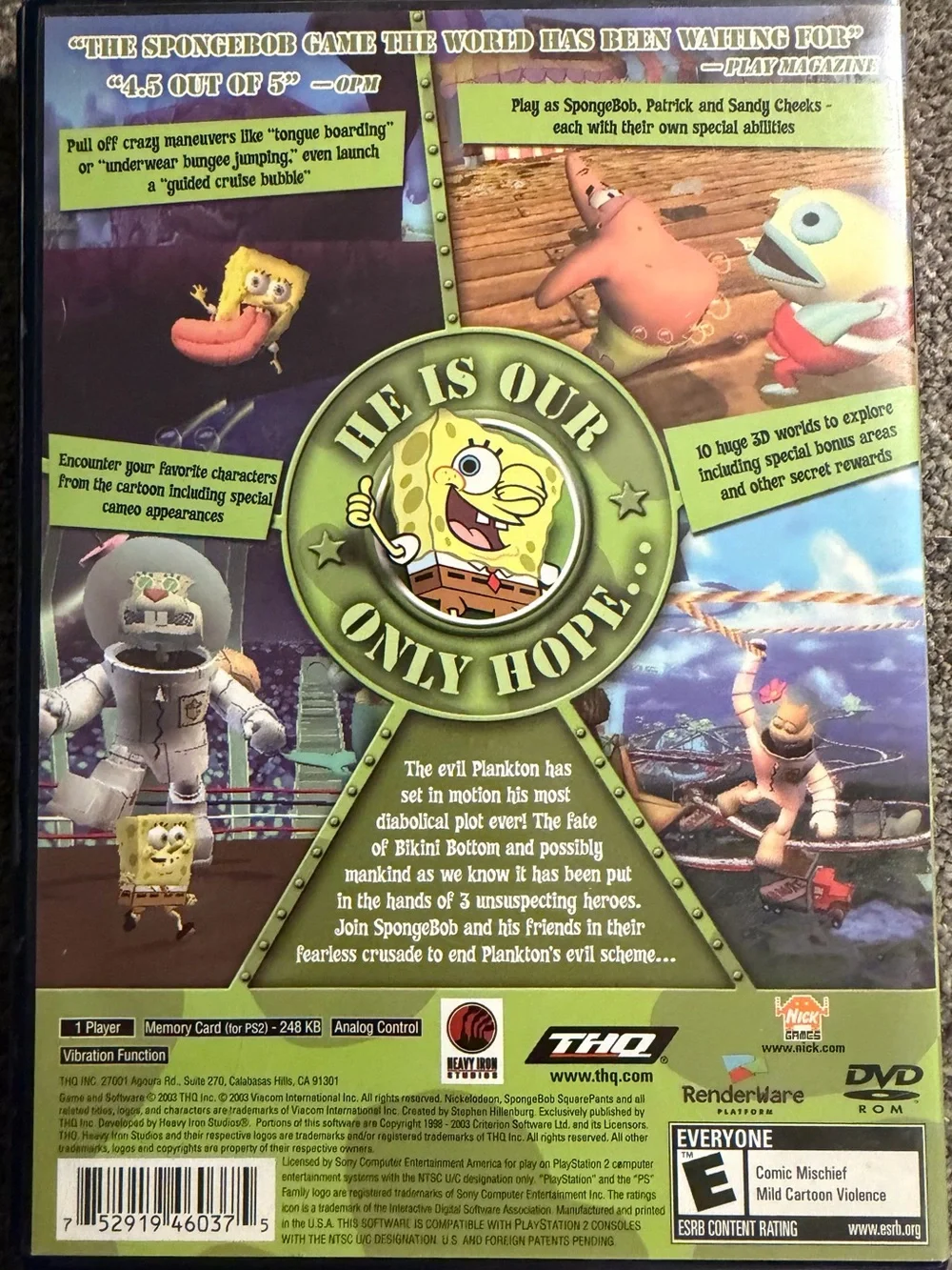 HQ playstation spongebob