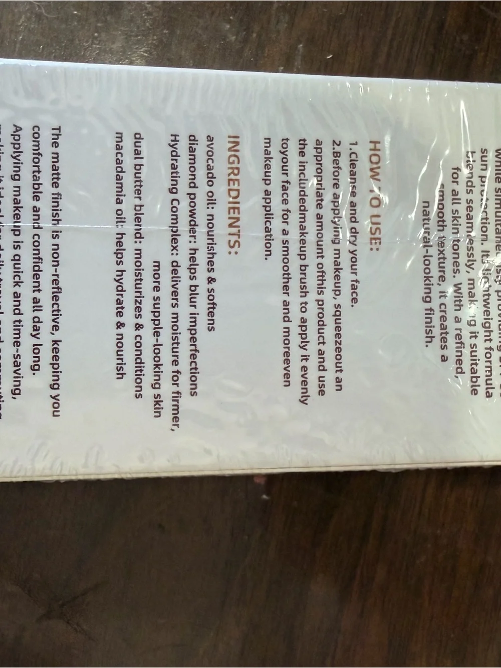 Tartieluxe bb blur tinted moisturizer with sunscreen.  Color is light