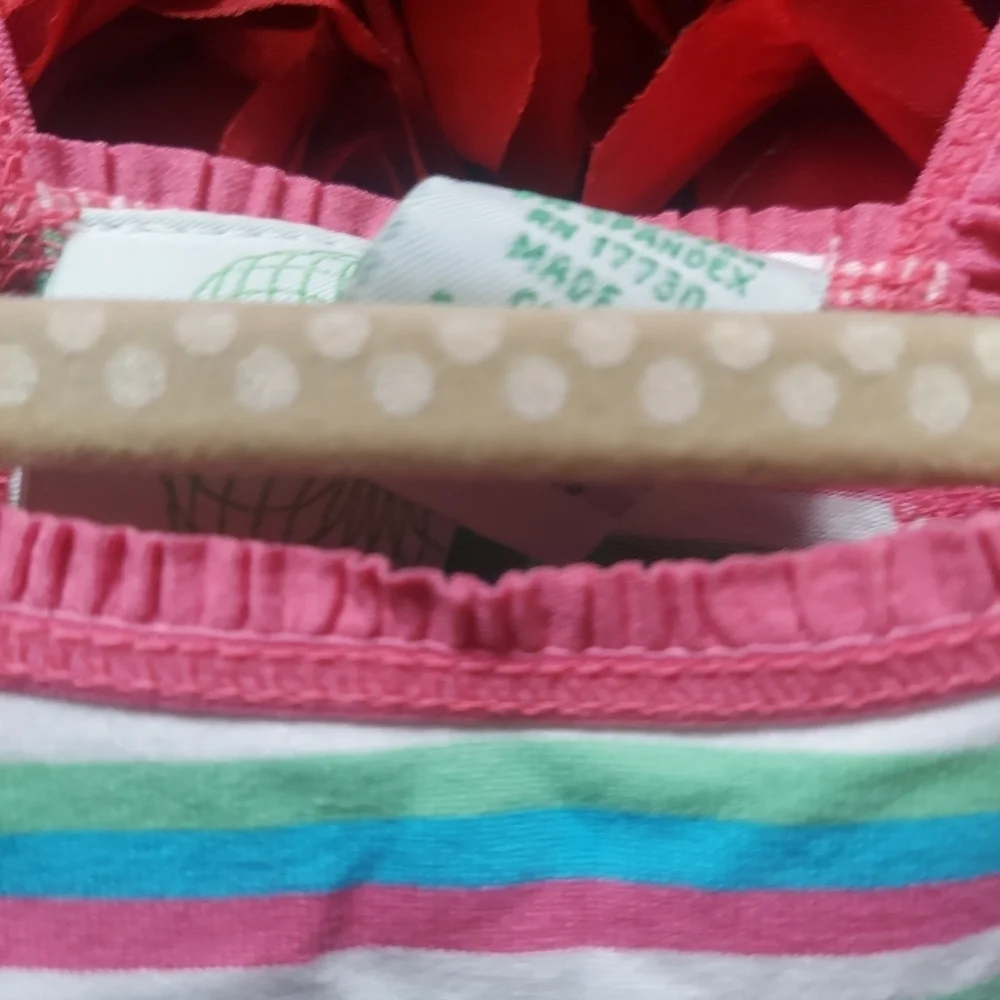 Circo NWT Girls Striped Onesie Size 12 Months