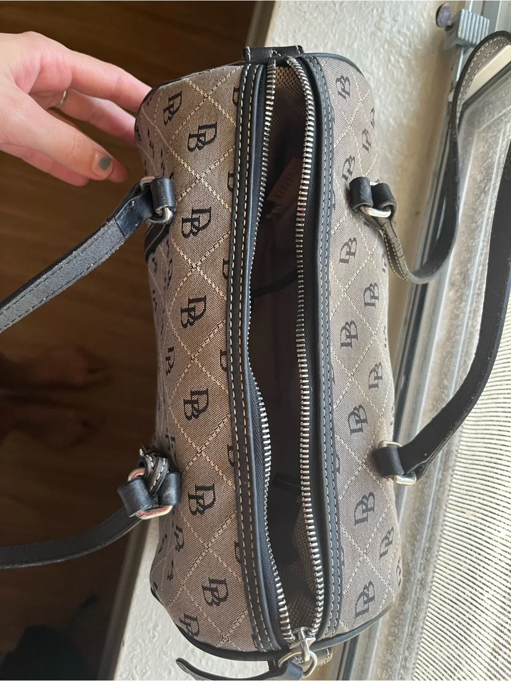 Dooney & Bourke look beige