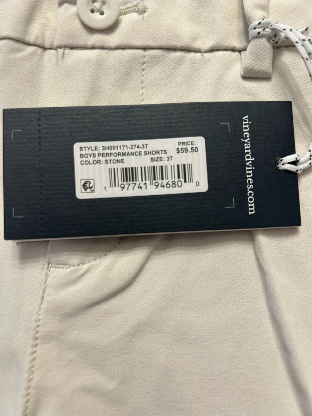 Vineyard Vines  Kids' On-the-Go Performance Shorts  New With Tags