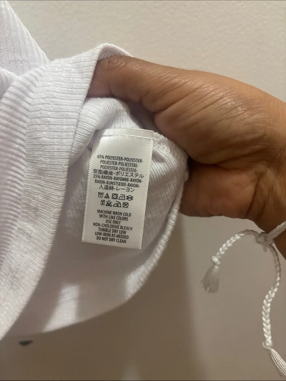 Free People White Ribbed Muscle Tank