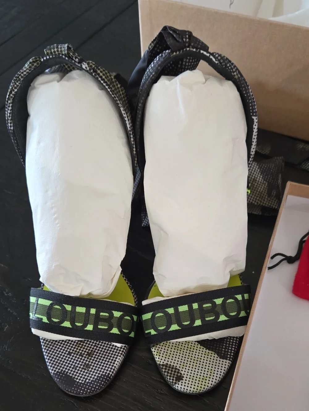 Christian Louboutin Wind 100 Around Heels Size 38.5