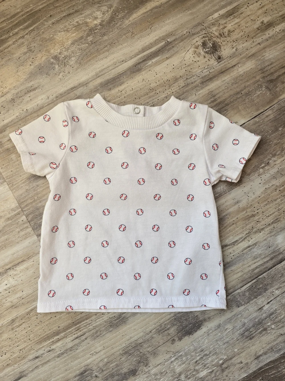 Baby Boys Blue Seersucker Baseball Shortalls with Graphic Tee