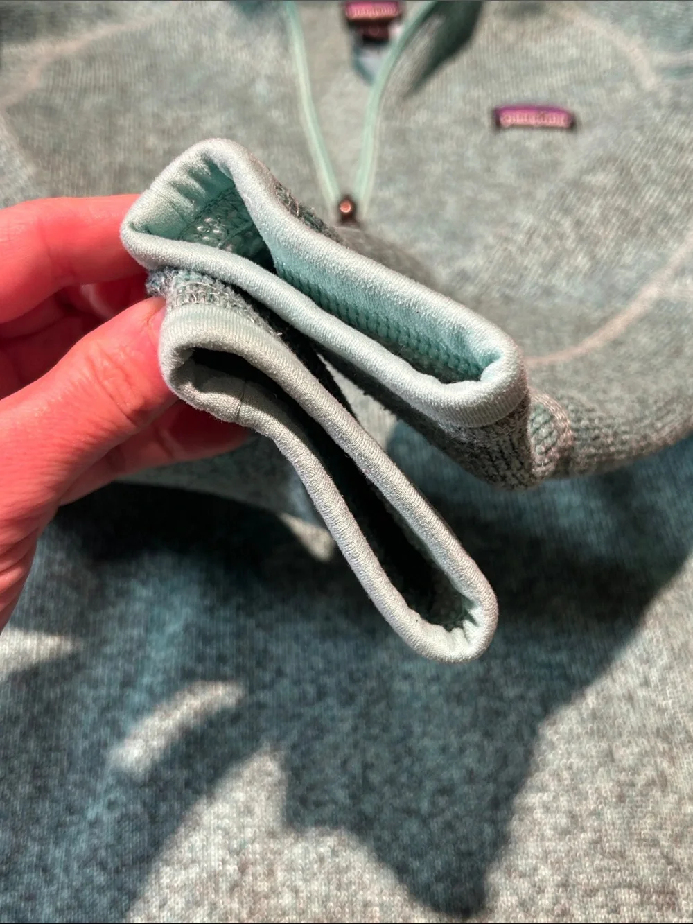 Patagonia heathered mint