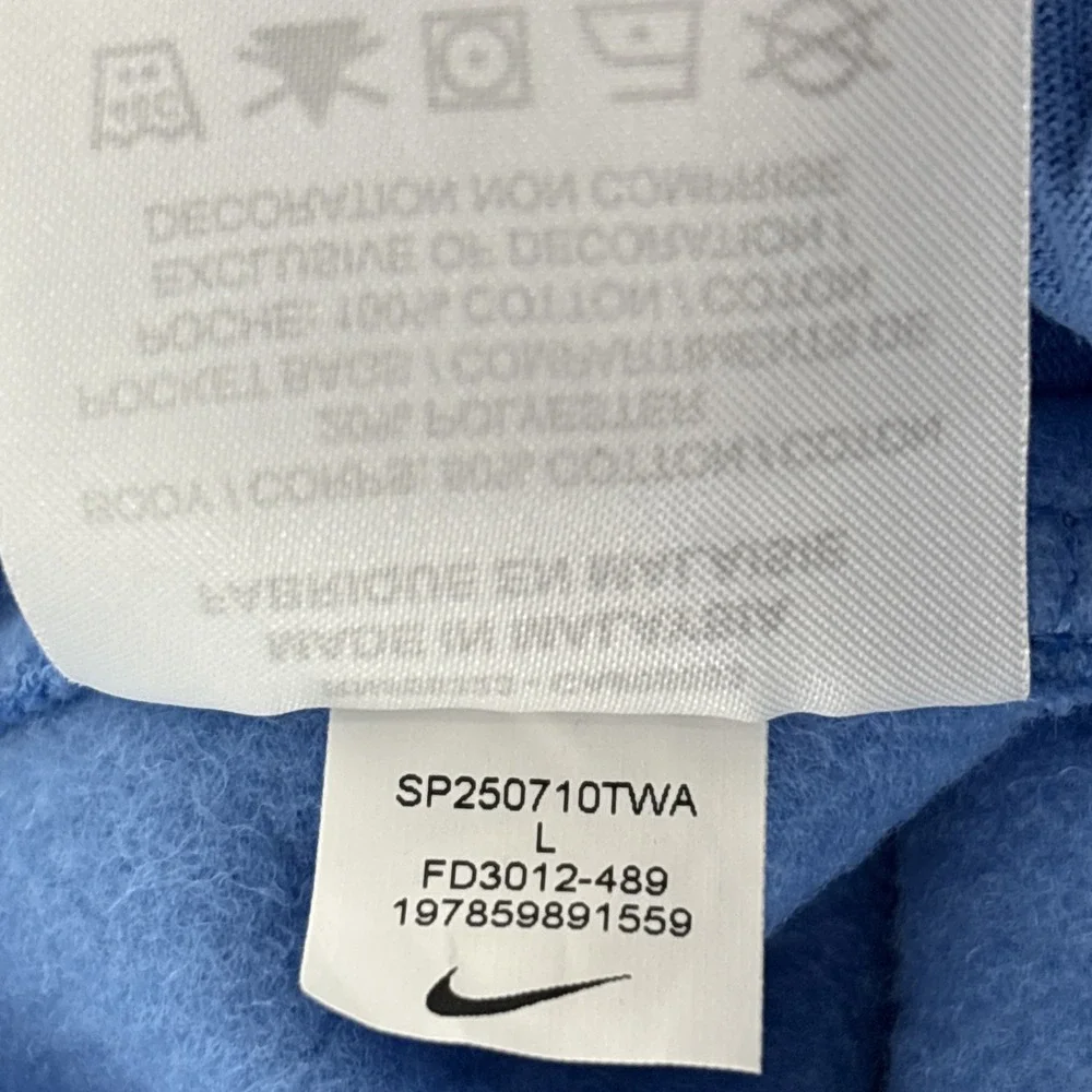 Nike Fleece Cargo Joggers Sweatpants Beyond Blue Big Kids Youth Large