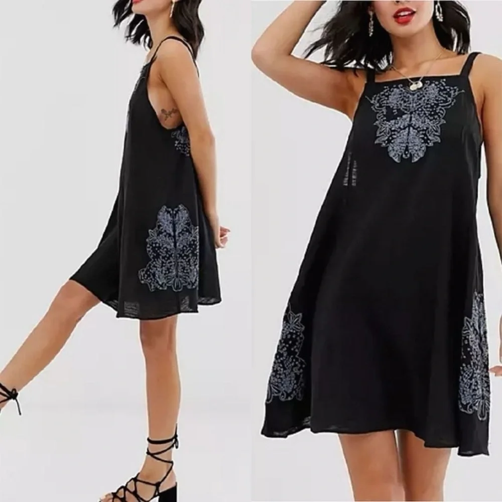 Free People square neck