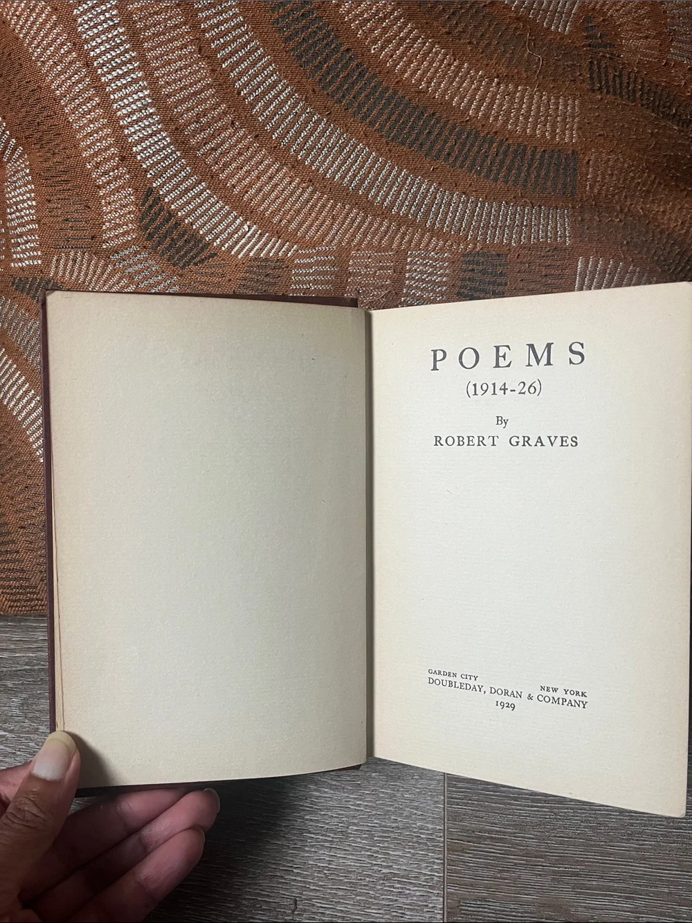 Robert Graves elegant burgundy