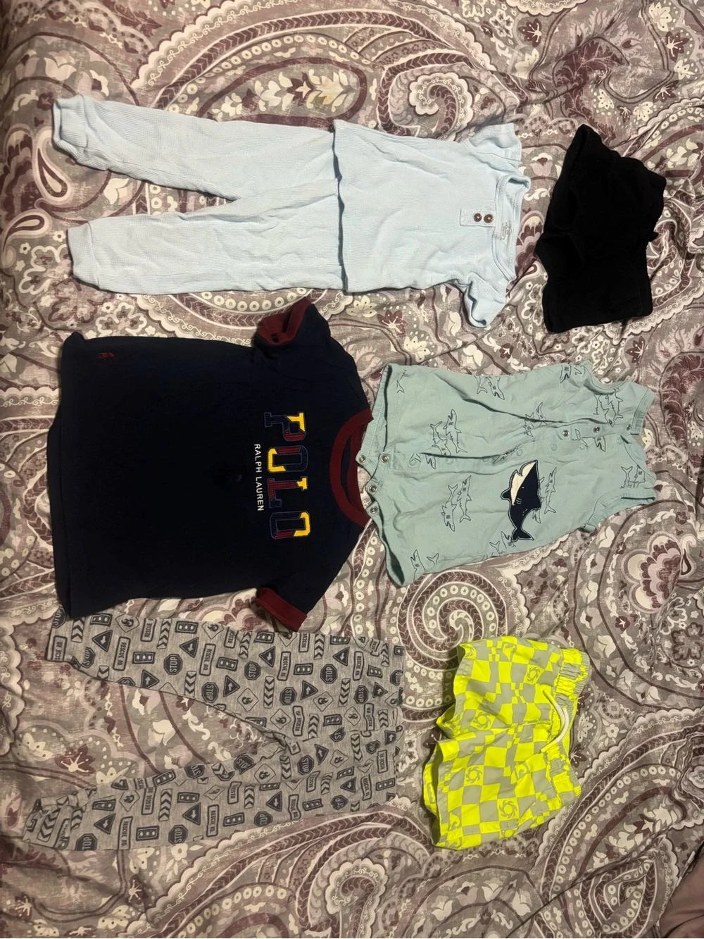 Ralph Lauren, Carter's, and Disney Baby Boy Clothing Lot