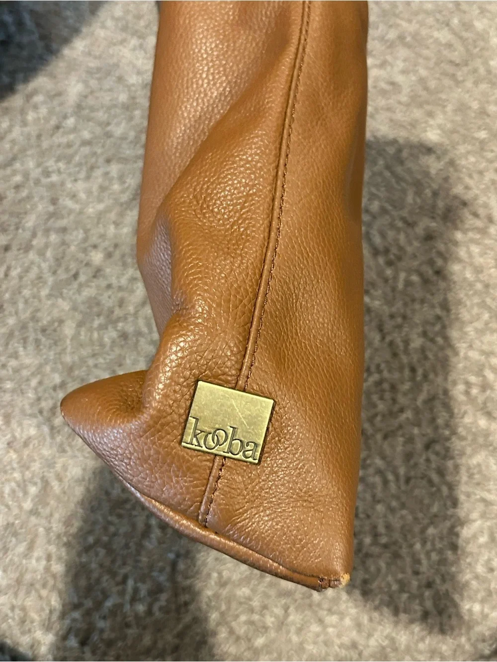 Kooba Leather Slouchy Hobo Bag