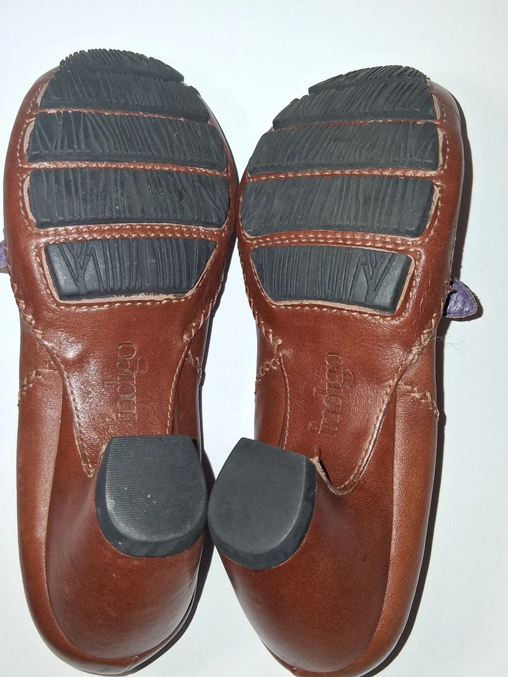Indigo by Clarks Women's Brown Leather Heels, Like New, Womens Size 8.5 M