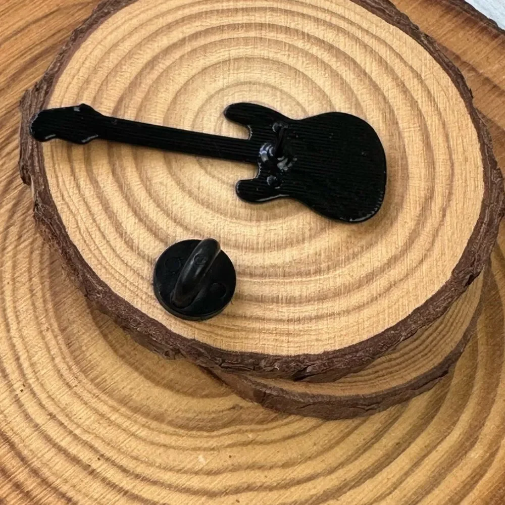 Electric Guitar Rock Enamel Pin/ Brooch