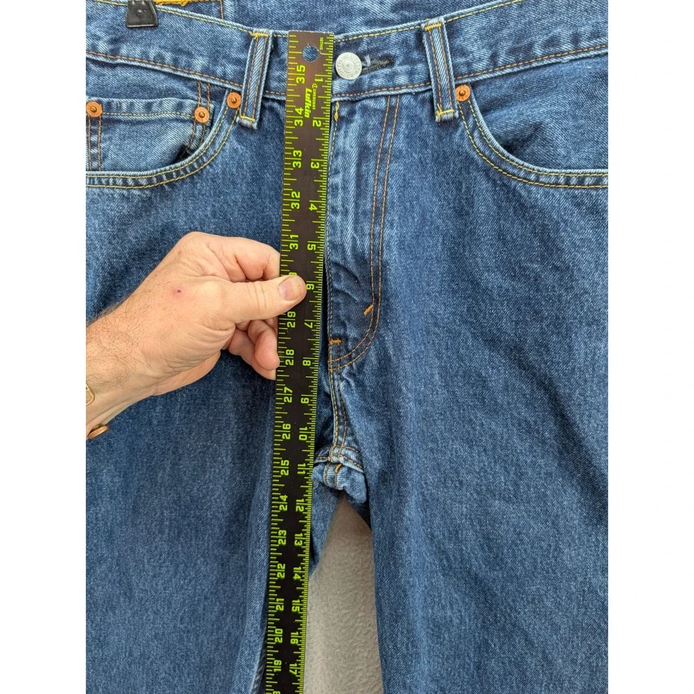 Levi's 505 Regular Fit Men's Denim Jeans 33x34 Medium Blue Straight Leg Like New